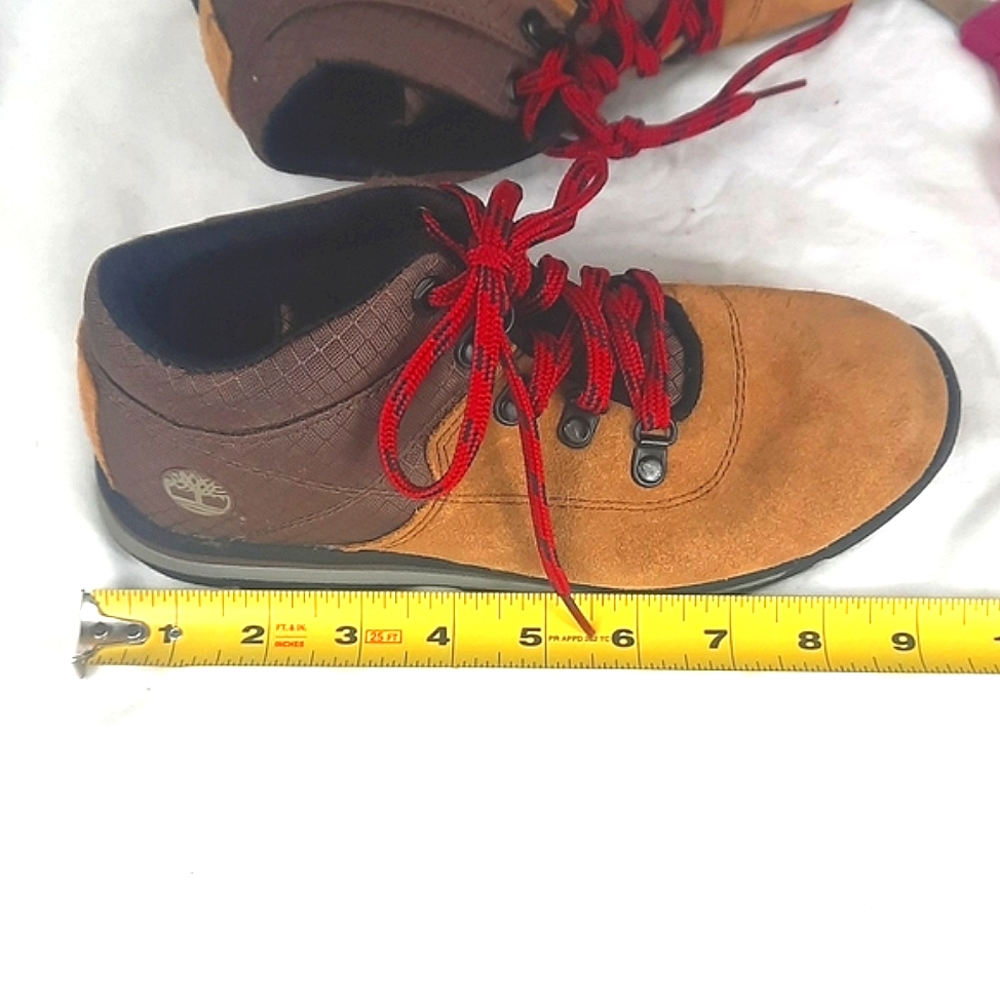 Timberland Suede Kids Youth Shoes size 3 Tan Brown Boots - Picture 11 of 11